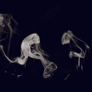 黑白雾气PNG图片烟雾效果PNG免...