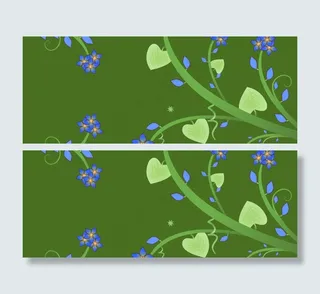 矢量花卉植物生长flash