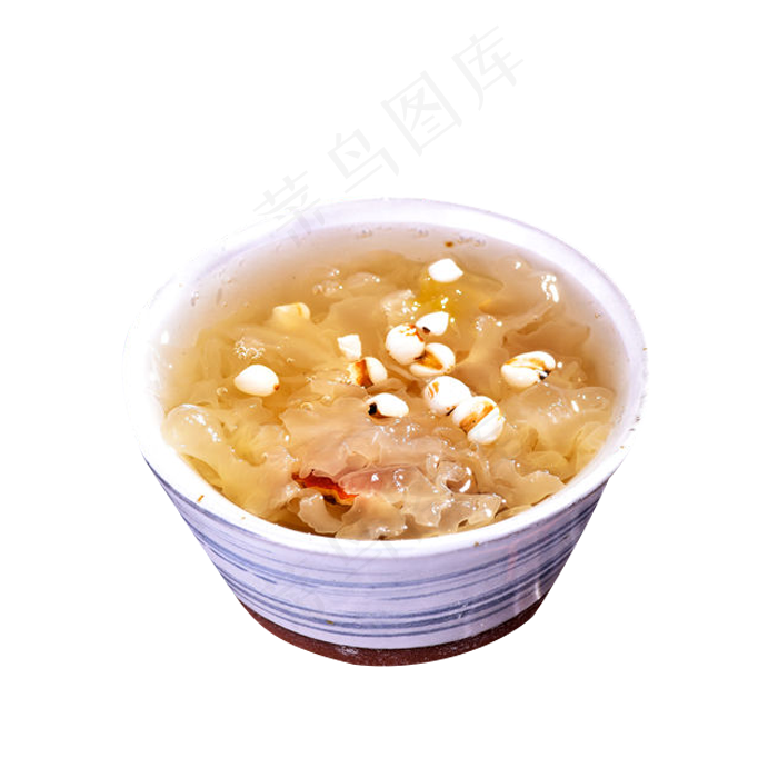 美味银耳汤海报PNG素材(800X593)