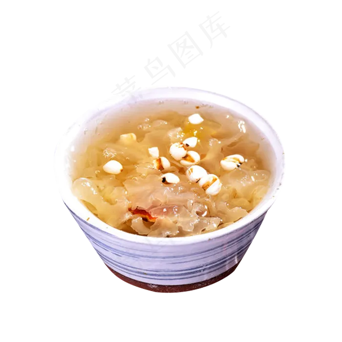 美味银耳汤海报PNG素材(800X593)
