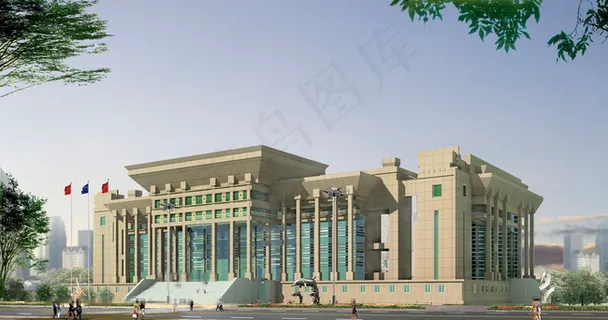 *办公楼效果图图片