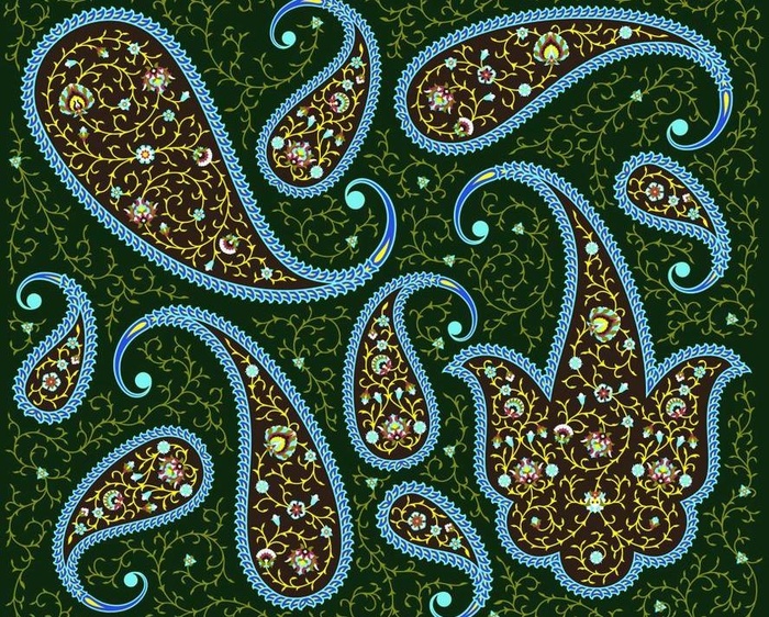 梦幻欧式花纹花朵图片eps,ai矢量模版下载