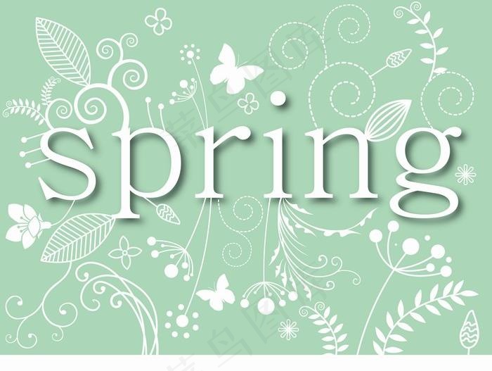 韩国花卉植物矢量图库04