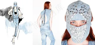 时尚牛仔女装设计图