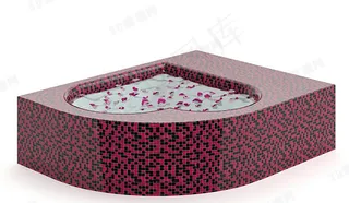 3D有水浴缸模型