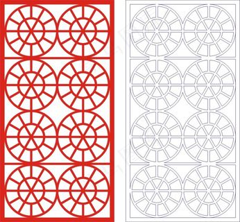 矢量镂空花纹边框底纹中式