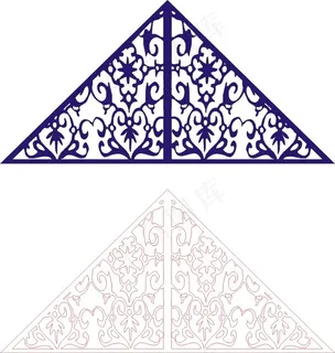 矢量镂空花纹边框底纹欧式