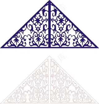 矢量镂空花纹边框底纹欧式