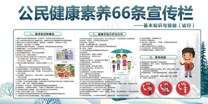 医院健康展板 健康教育展板psd模版下载