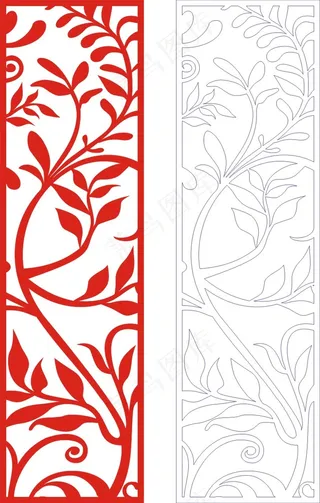 矢量镂空花纹边框底纹欧式