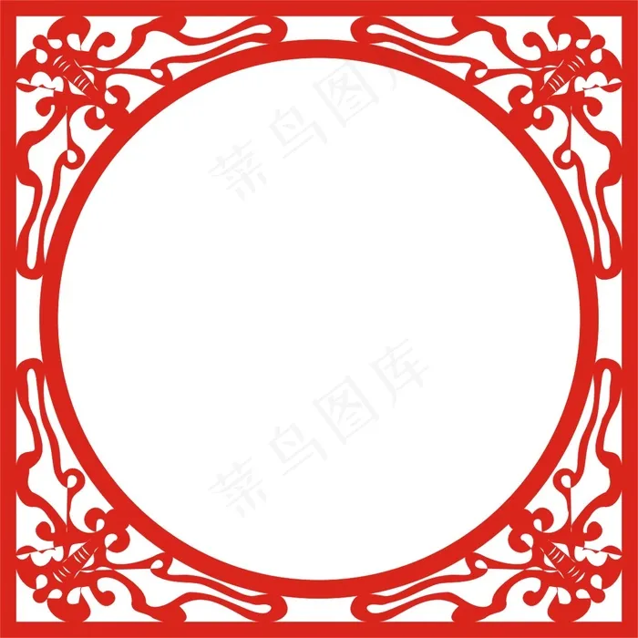 矢量镂空花纹边框底纹cdr矢量模版下载