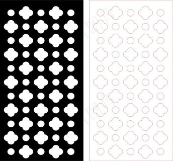 矢量镂空花纹边框底纹中式