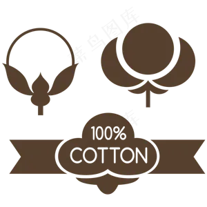 棉花|纯棉|棉花素材|棉花图标