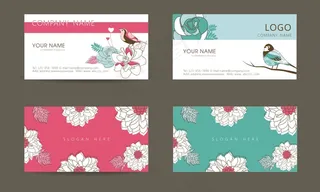 花店名片 婚庆名片