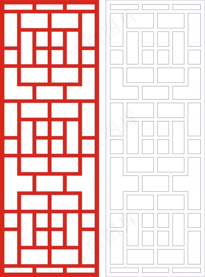 矢量镂空花纹边框底纹中式cdr矢量模版下载