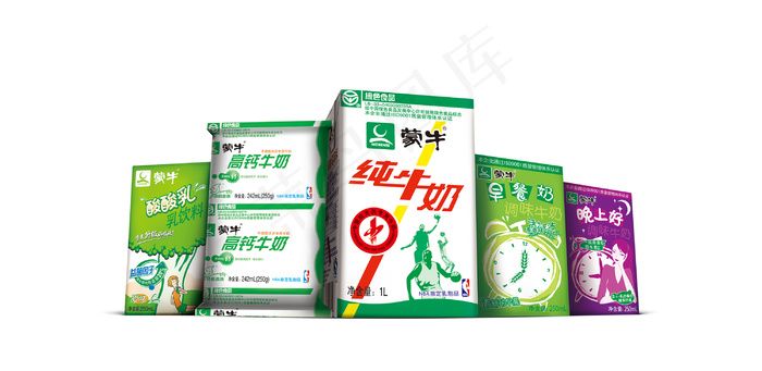 纯牛奶、早餐奶、酸酸乳、高钙奶
