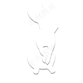 纸片兔子免扣元素