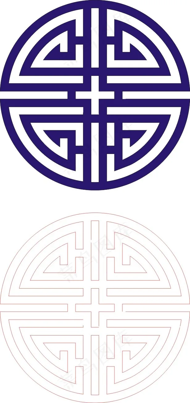 矢量镂空花纹边框底纹中式cdr矢量模版下载