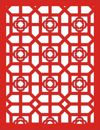 矢量镂空花纹边框底纹