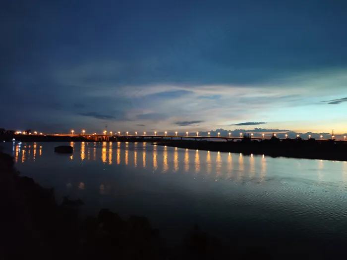 定海大桥的夜晚