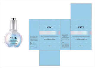 精华液包装设计 化妆品 护肤 小清新