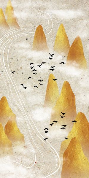 金色背景 中国风背景图片