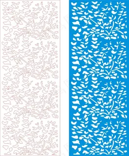 矢量镂空花纹边框底纹欧式