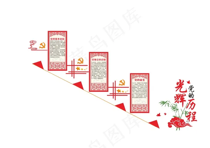 楼梯廉政文化墙图片cdr矢量模版下载