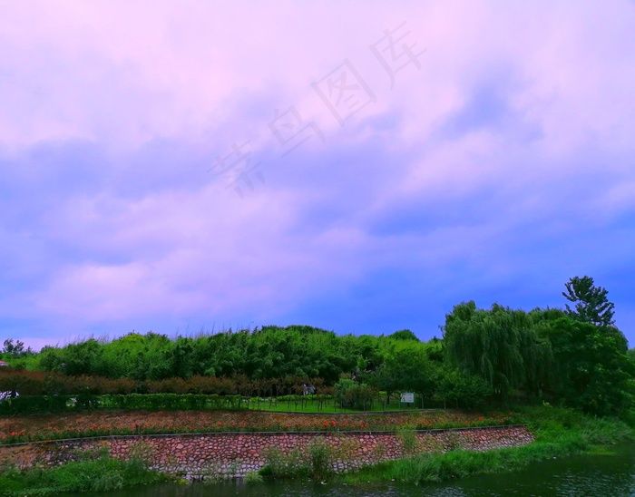 傍晚天空