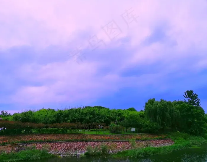 傍晚天空