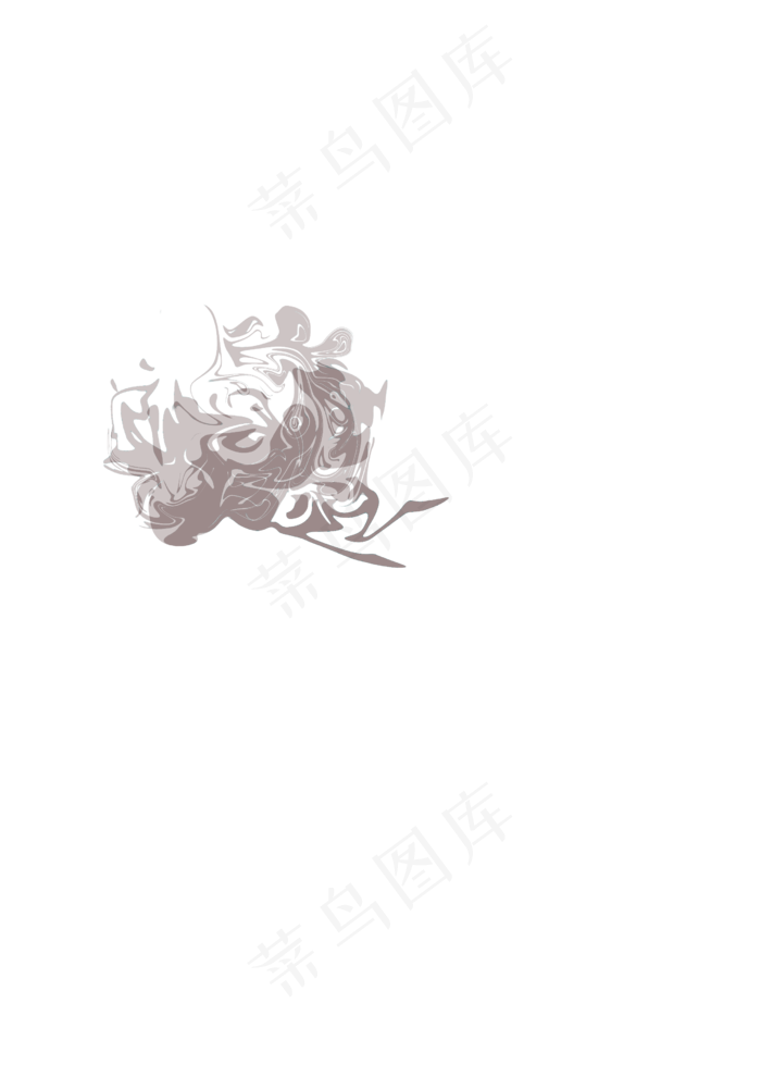 渐变极简朴素古风装饰图案