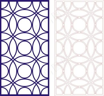 矢量镂空花纹边框底纹中式