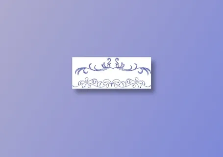 欧美风边框花纹