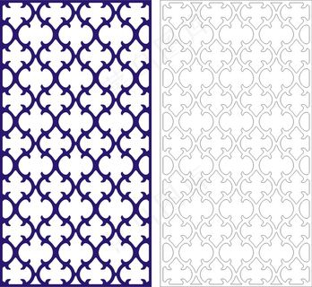 矢量镂空花纹边框底纹中式