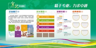 公司文化墙公司展板背景