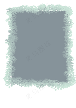 免抠简约素雅边框