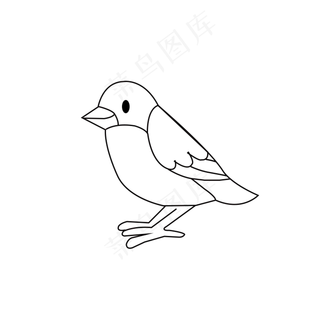 简笔画小鸟