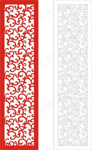 矢量镂空花纹边框底纹欧式