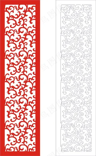 矢量镂空花纹边框底纹欧式