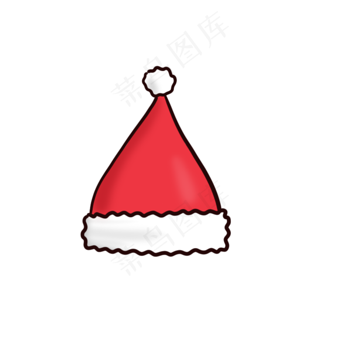 圣诞节圣诞帽节日红色喜庆