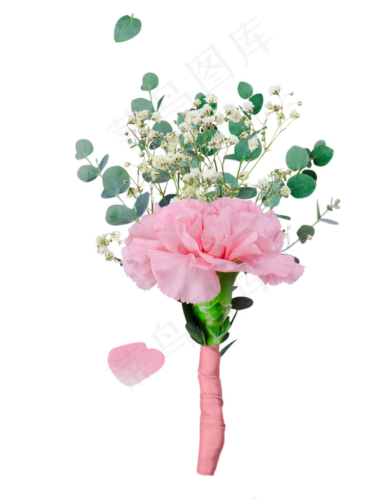 粉色鲜花 花艺 插花psd模版下载