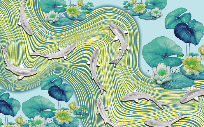 金色背景 中国风背景图片