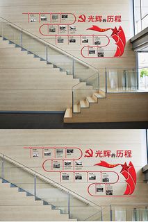 楼梯廉政文化墙图片