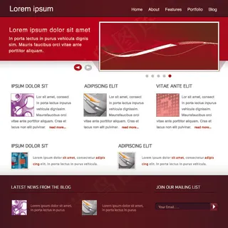 炫彩网页设计矢量素材图