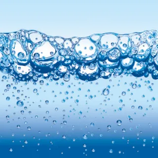 8款蓝色水元素背景清澈水滴背景矢量...