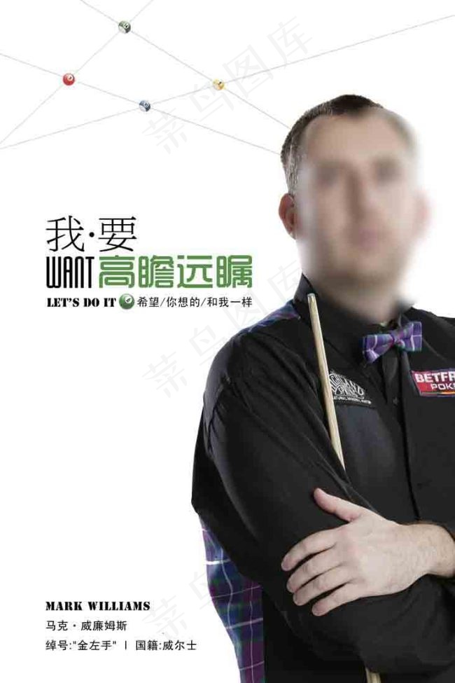 我要高瞻远瞩企业展板psd模版下载