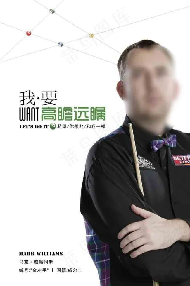 我要高瞻远瞩企业展板psd模版下载