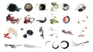 中国风的素材图片