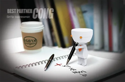 3d小人商业海报