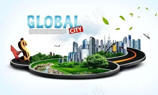 未来商务城市图片 未来商务城市图片
